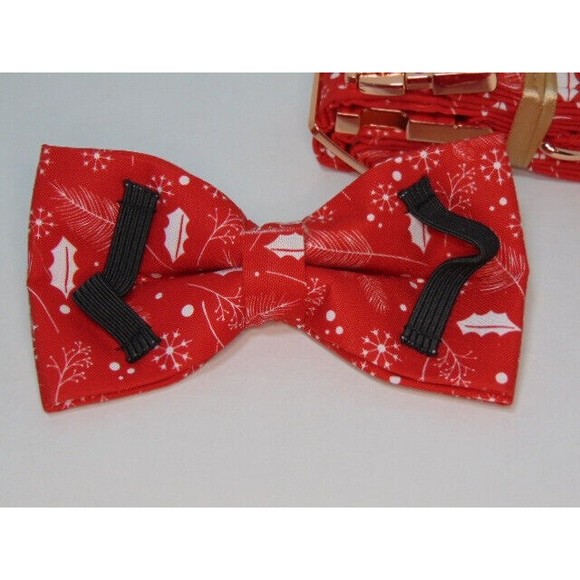 Lionheart glory Christmas Dog Collars, Soft Bowtie Dog Collar, Large Adjustable - Picture 6 of 9